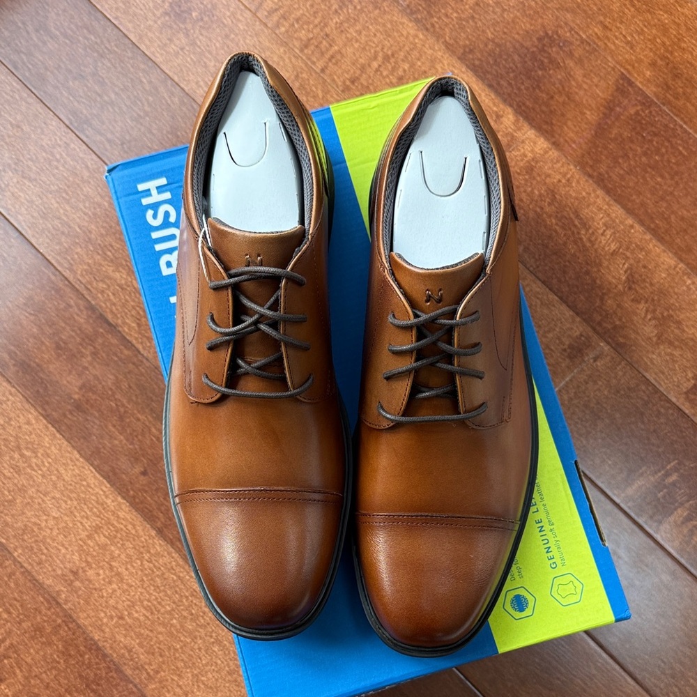 Nunn Bush. Kore Pro Cap Toe Oxford. Brown. US Men’s 10